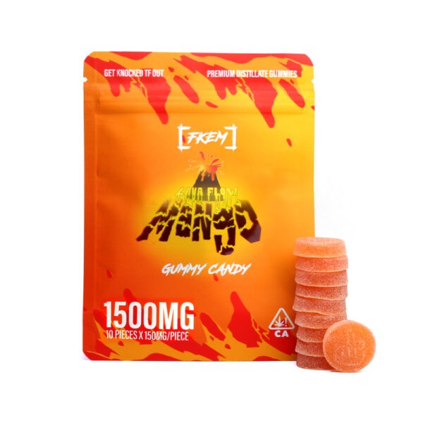 FKEM Lava Flow Mango Gummy Candy 1500mg